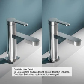Keuco IXMO 59502 Einhebel-Waschtischmischer 100 IXMO Flat verchromt