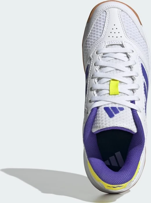 adidas Ligra 8 Indoor Handball cloud white/solar purple/solar lemon (Junior)