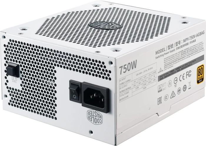 Cooler Master V-Series V750 Gold V2 White Edition 750W, ATX 2.52
