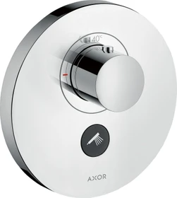 Hansgrohe Axor ShowerSelect rund Thermostat HighFlow mit 2 Ventilen edelstahloptik