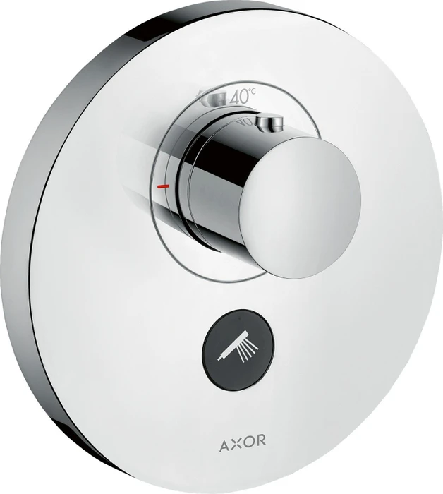 Hansgrohe Axor ShowerSelect rund Thermostat HighFlow mit 2 Ventilen edelstahloptik