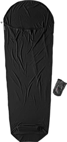 Cocoon MummyLiner Merinowolle Hüttenschlafsack schwarz