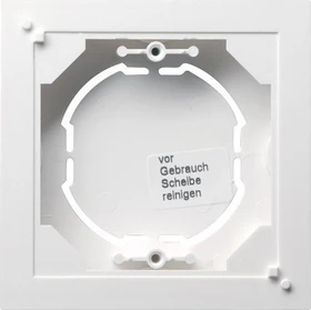 Gira E2 Aufputz-Gehäuse 1fach flache Bauweise, reinweiß seidenmatt