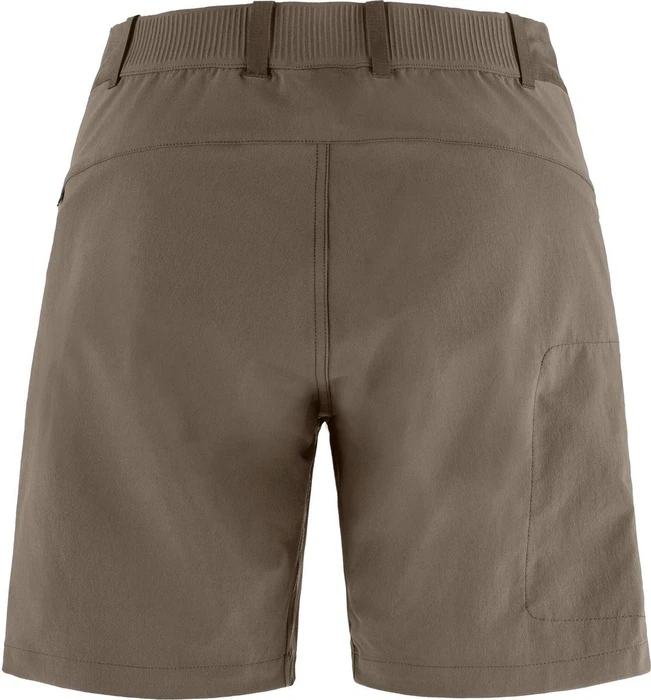 Fjällräven Hoja Hybrid Fahrradhose kurz suede brown (Damen)