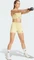 adidas Optime 3-Streifen Hose kurz powder yellow (Damen) Vorschaubild