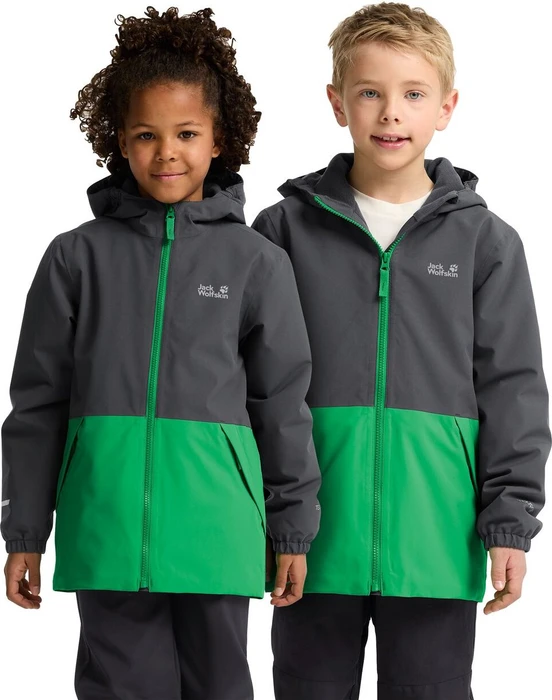 Jack Wolfskin Snow Days Funktionsjacke mystic green (Junior)