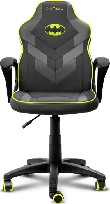 Trust Gaming GXT 703BM Revvo Kids Batman Edition Gamingstuhl, schwarz/grau