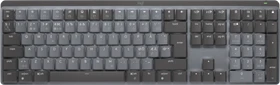 Logitech MX Mechanical, LEDs weiß, Logi Bolt, Graphite, Kailh Choc V2 LOW PROFILE BROWN, USB/Bluetooth, ND (920-010753)