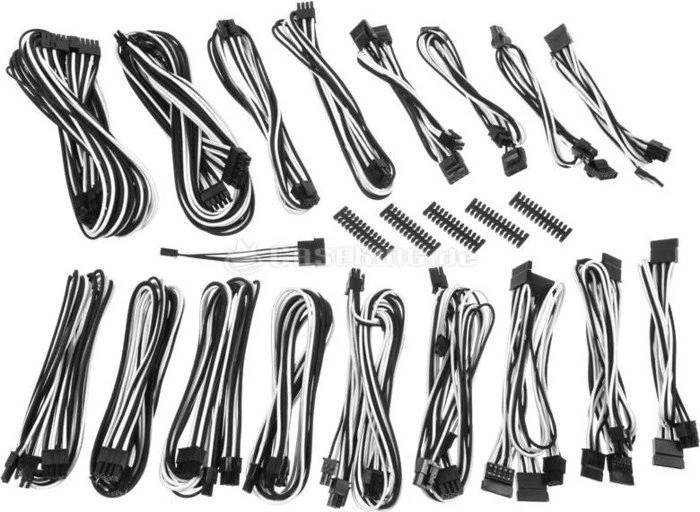 BitFenix Alchemy 2.0 CSR-Series Kabel Kit für Netzteile, schwarz/weiß