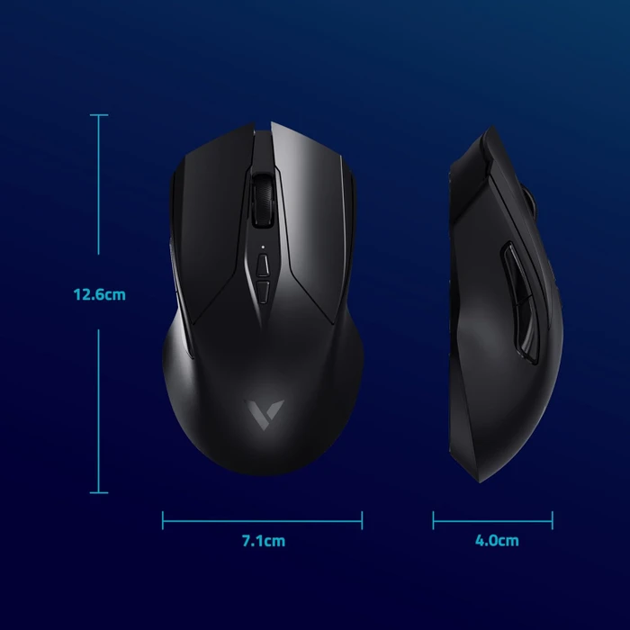 Rapoo V20PRO 8K/4K Wireless Gaming Mouse schwarz, USB