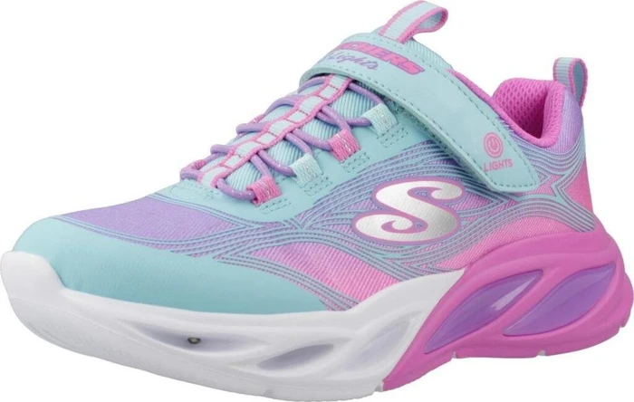 Skechers S-Lights: Cosmic Glow türkis/mehrfarbig (Junior)