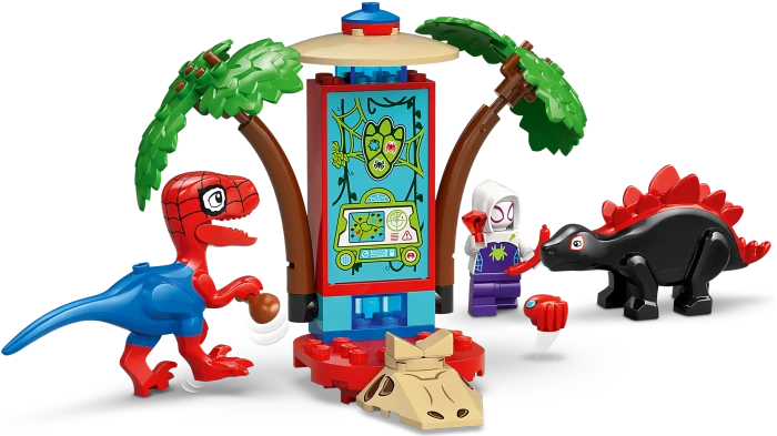 LEGO Marvel Super Heroes Spielset - Showdown am Baumhaus: Spidey-Rex vs. Gobby-Raptor
