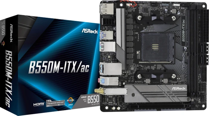 ASRock B550M-ITX/ac (AMD AM4)