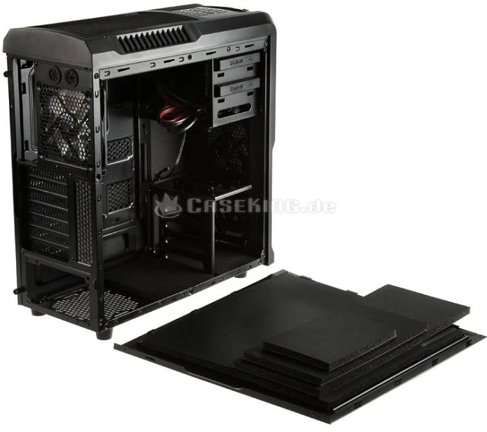 Zalman Z3 schwarz, schallgedämmt