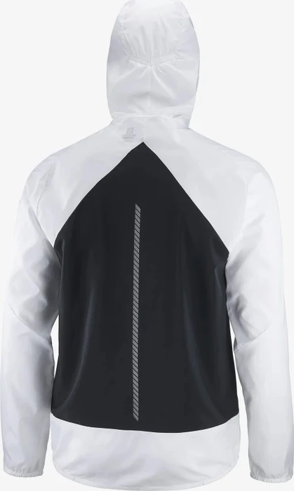 Salomon Bonatti Cross Wind Funktionsjacke weiß/schwarz (Herren)