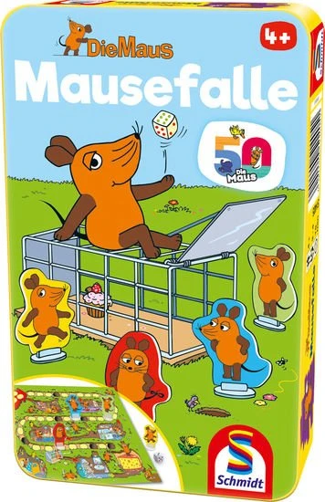 Die Maus - Mausefalle - Mitbringspiel Metalldose