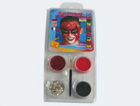 Eulenspiegel Spiderboy Schmink-Palette