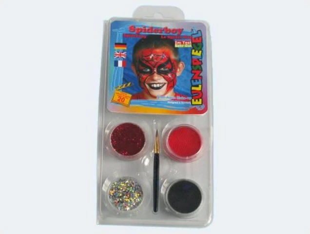 Eulenspiegel Spiderboy Schmink-Palette