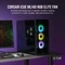 Corsair ML Series iCUE ML140 RGB Elite, weiß, 140mm Vorschaubild