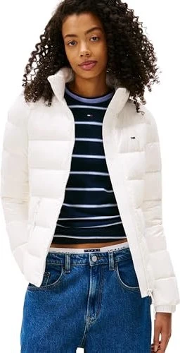 Tommy Hilfiger Slim Fit Puffer Down Jacke ecru (Damen)