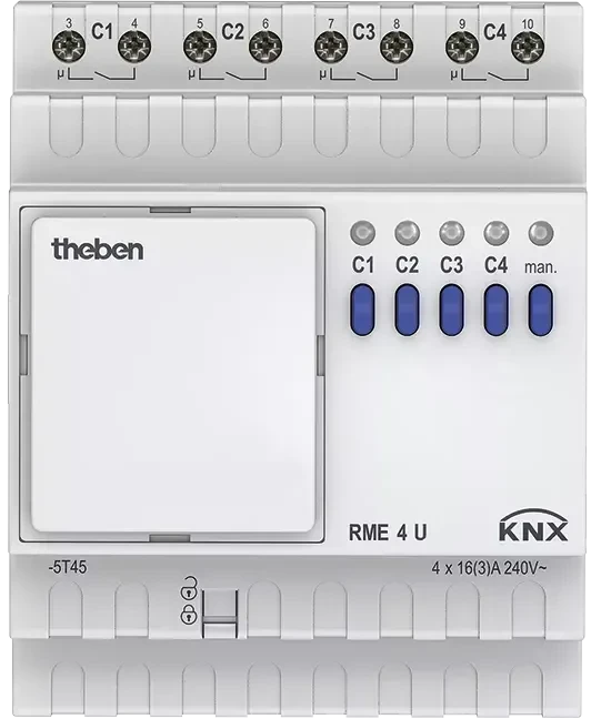 Theben RM U KNX, REG, Schaltaktor