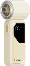 Verbatim Cool'n'Go AirJet Handventilator weiß/silber