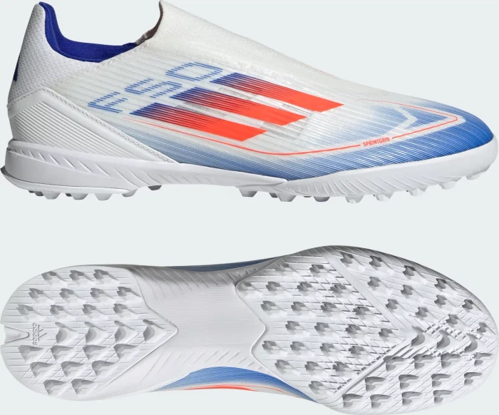 adidas F50 League Laceless TF cloud white/solar red/lucid blue (Herren)
