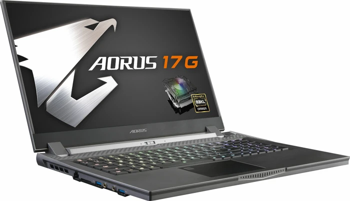 GIGABYTE AORUS 17G, Core i7-10750H, 16GB RAM, 512GB SSD, GeForce GTX 1660 Ti, DE