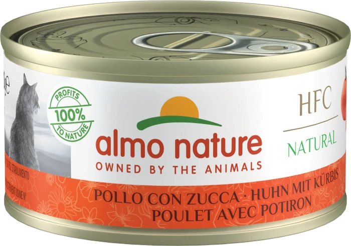 almo nature HFC Natural Cats 70 I, Huhn mit Kürbis, 70g