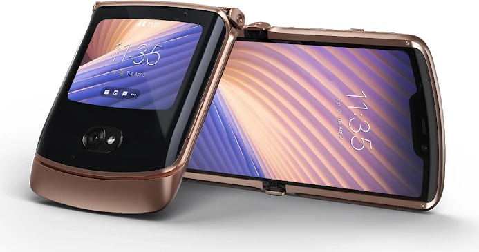 Motorola Razr 5G blush gold