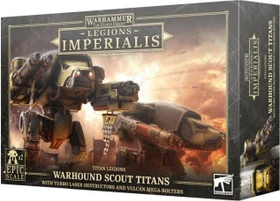 Games Workshop Warhammer The Horus Heresy: Legions Imperialis - Titan Legions - Warhound Scout Titans with Turbo-laser Destructors and Vulcan Mega-Bolters