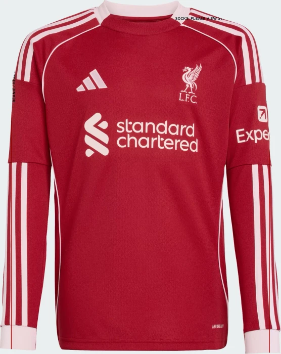 adidas Liverpool FC 2025/2026 Heimtrikot langarm (Junior)