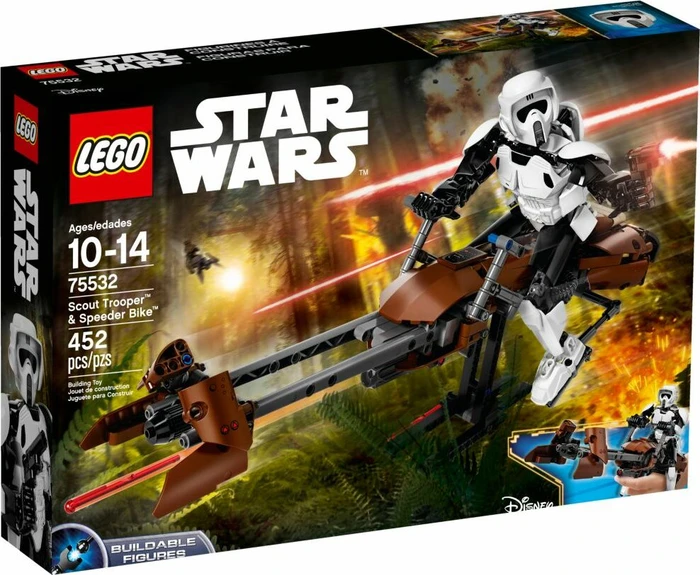 LEGO Star Wars Buildable Figures - Scout Trooper & Speeder Bike