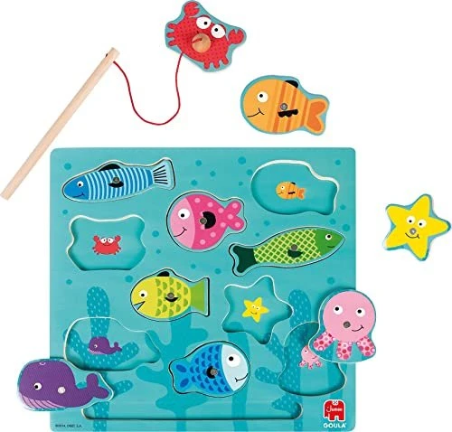 Jumbo Goula Magnetpuzzle Fische