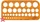 Schneider Standardgraph 45 Kreisschablone, orange (1315F)