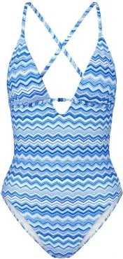 Triumph Summer Mix & Match mit gefütterten Cups Badeanzug blue/light combination (Damen)