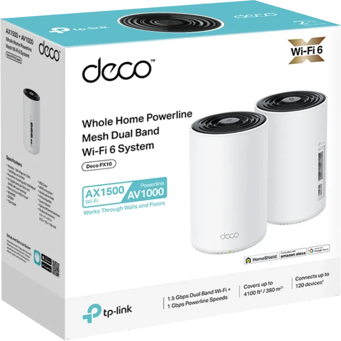 TP-Link Deco PX10, AX1500, 2er-Pack