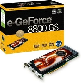 EVGA GeForce 8800 GS, 384MB DDR3, 2x DVI, S-Video