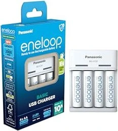 Panasonic eneloop Basic USB Charger BQ CC61 + 4x eneloop AA 1900mAh