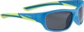 Alpina Flexxy Youth blue matt-lime/grey (Junior)