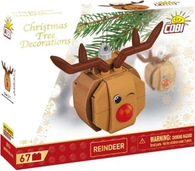 Cobi Weihnachts-Sets Rentier mit der roten Nase
