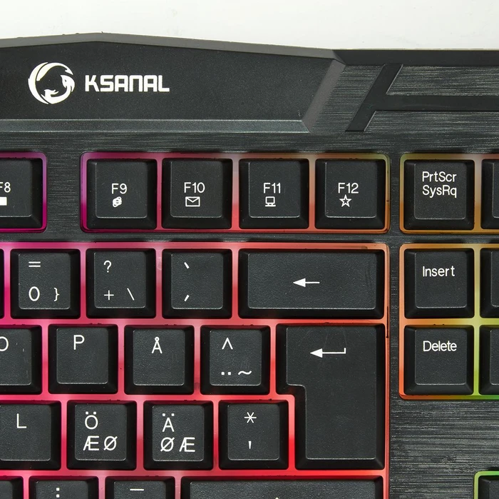 Nedis Gaming Tastatur, LEDs RGB, schwarz, USB, ND