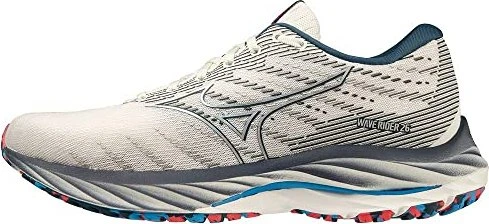 Mizuno Wave Rider 26 snow white/silver/ibiza blue (Damen)