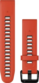 Garmin Ersatzarmband QuickFit 20 Silikon flame red/graphite