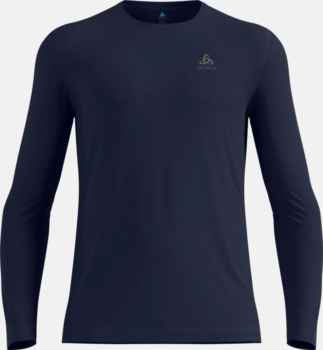Odlo Natural Merino 160 Baselayer Funktionsshirt langarm skipper blue (Herren)