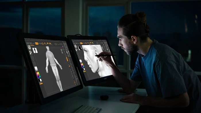 Huion Kamvas Pro 24 (4K), Silvery Frost
