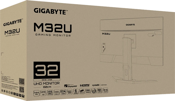 GIGABYTE M32U, 31.5"