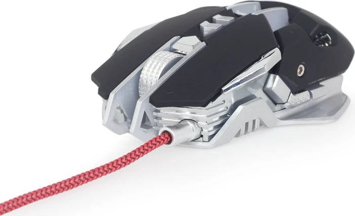 Gembird Gaming Mouse 05 schwarz/silber, USB