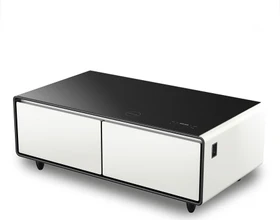 Caso Sound & Cool White Lounge-Tisch Tisch-Kühlschublade