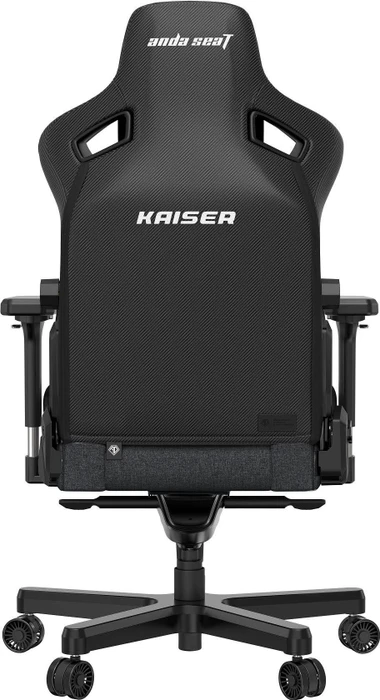 Anda Seat Kaiser 3 Premium L Gamingstuhl, Carbon Black, Stoff dunkelgrau